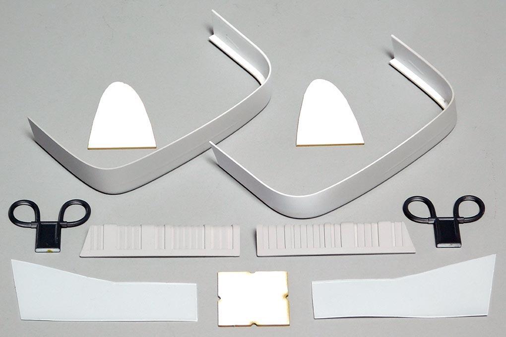 Freewing 90mm EDF F-4 Phantom II Plastic Parts Set D - Ghost Grey