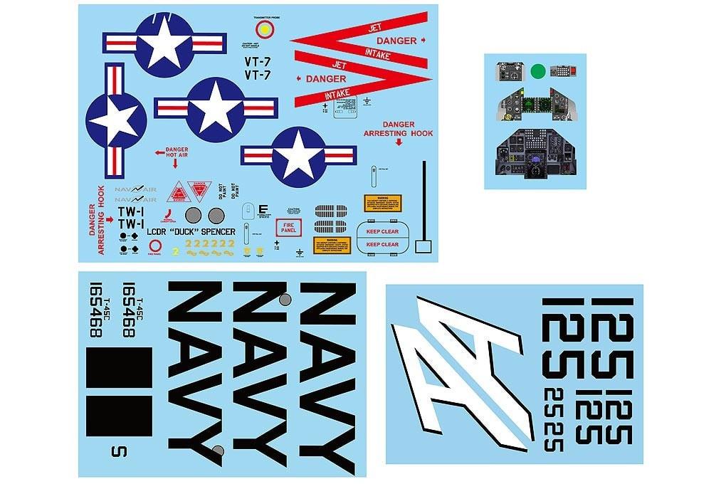 Freewing 90mm T-45 Decal Sheet