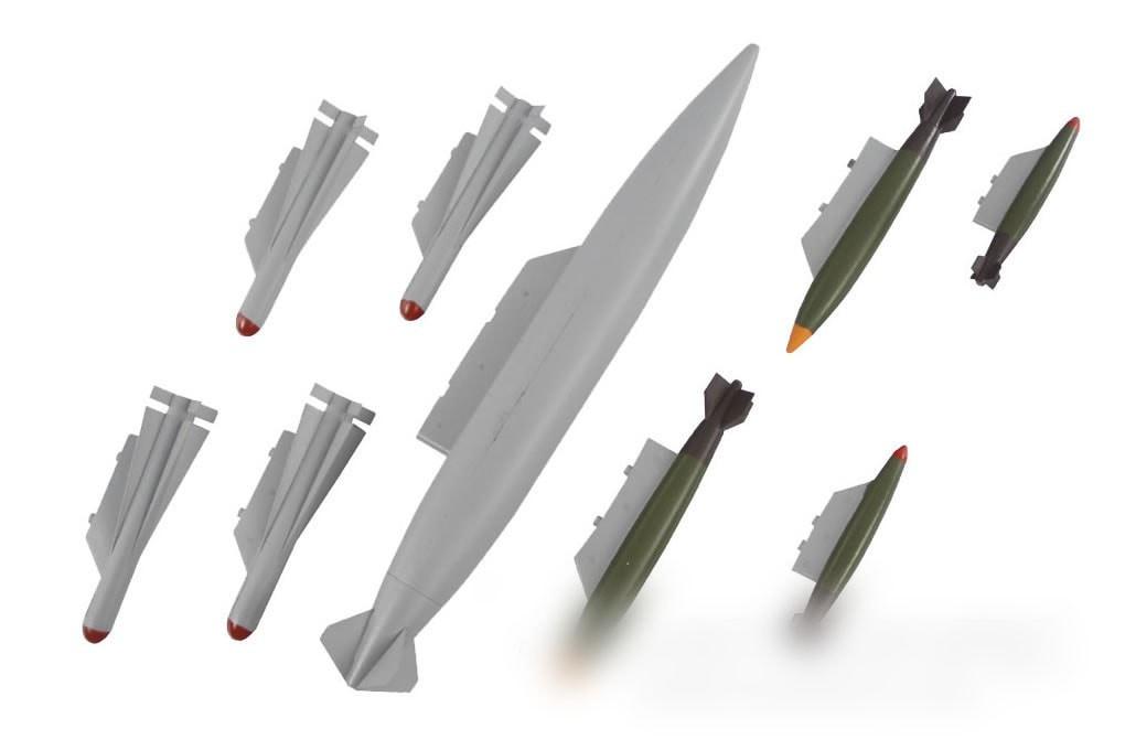 Freewing 64mm EDF A-10 Bomb and Missile Set