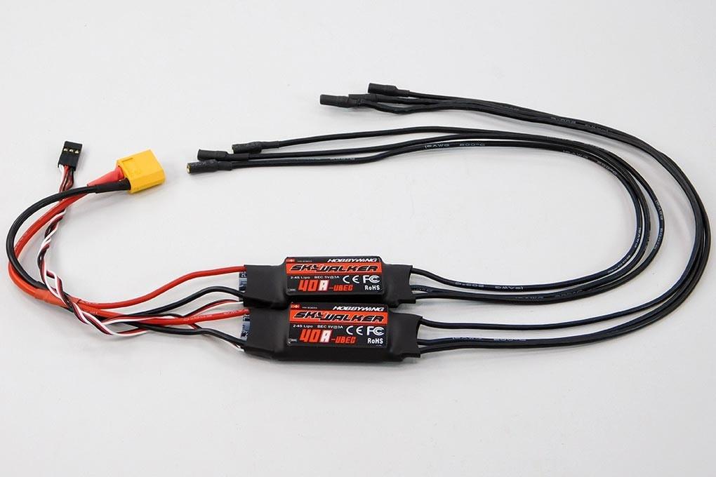 Freewing Dual 40A Brushless ESCs with XT-60 Connector