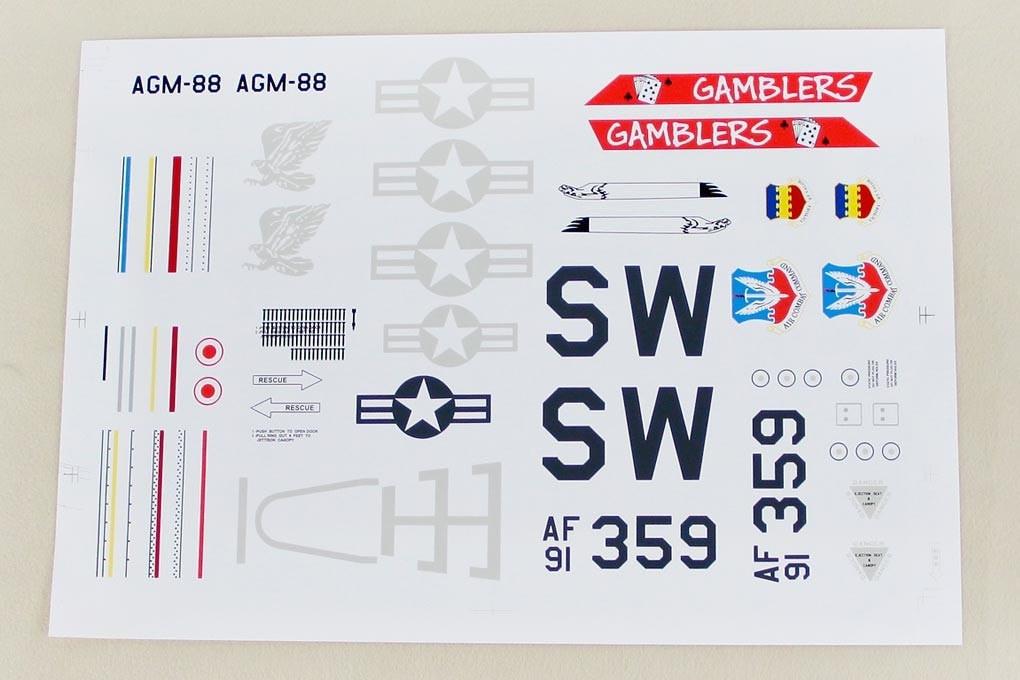 Freewing 90mm F-16C Decal Sheet