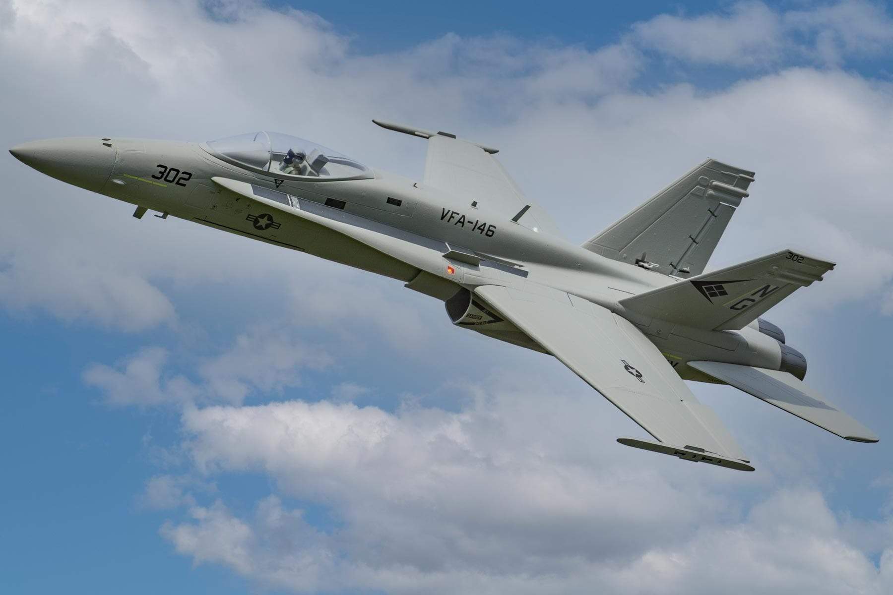 Freewing F/A-18C Hornet "Gray Diamonds" High Performance 90mm EDF Jet - PNP