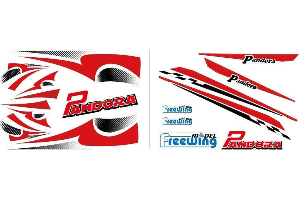 Freewing Pandora Decals - Red