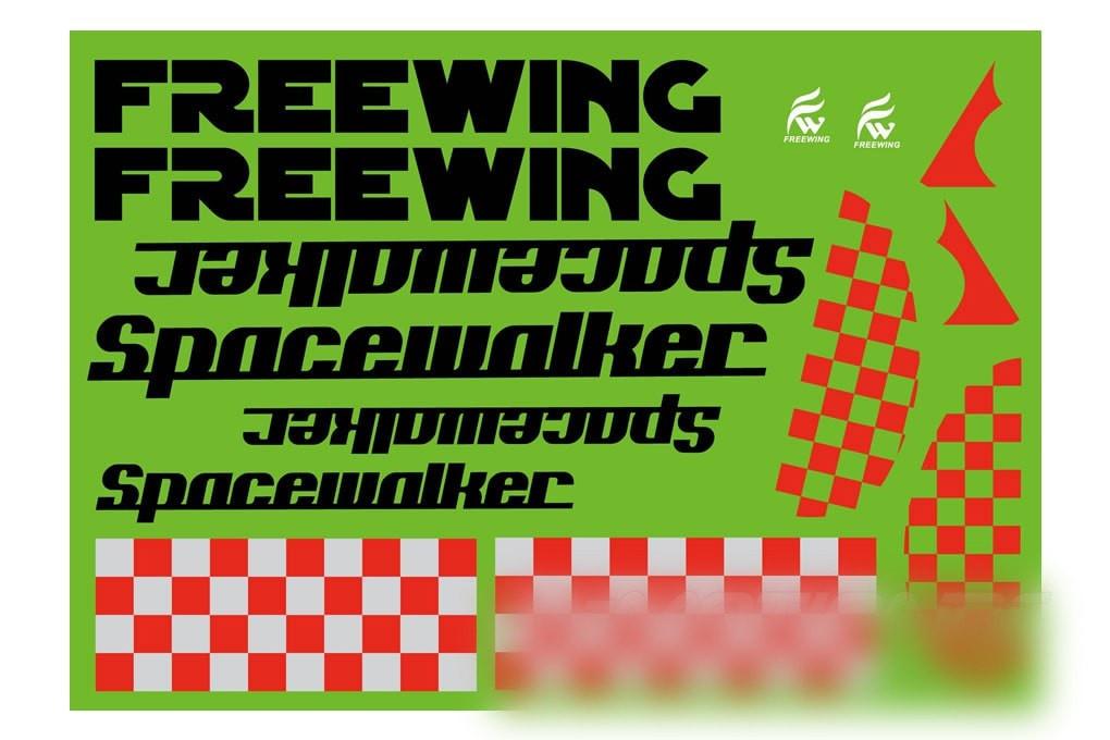 Freewing Space Walker Decal Sheet