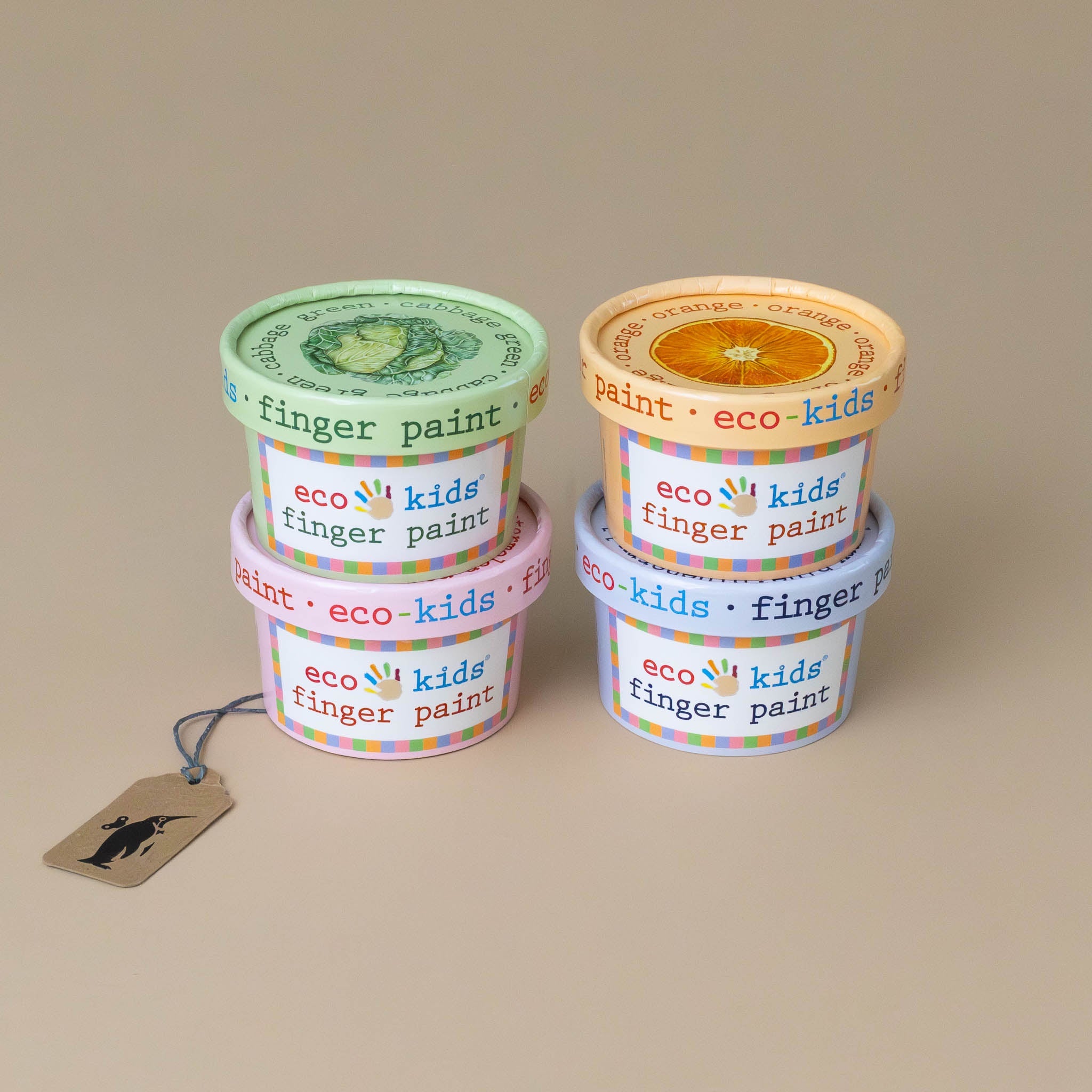 Fruits & Veggies Finger Paint Set