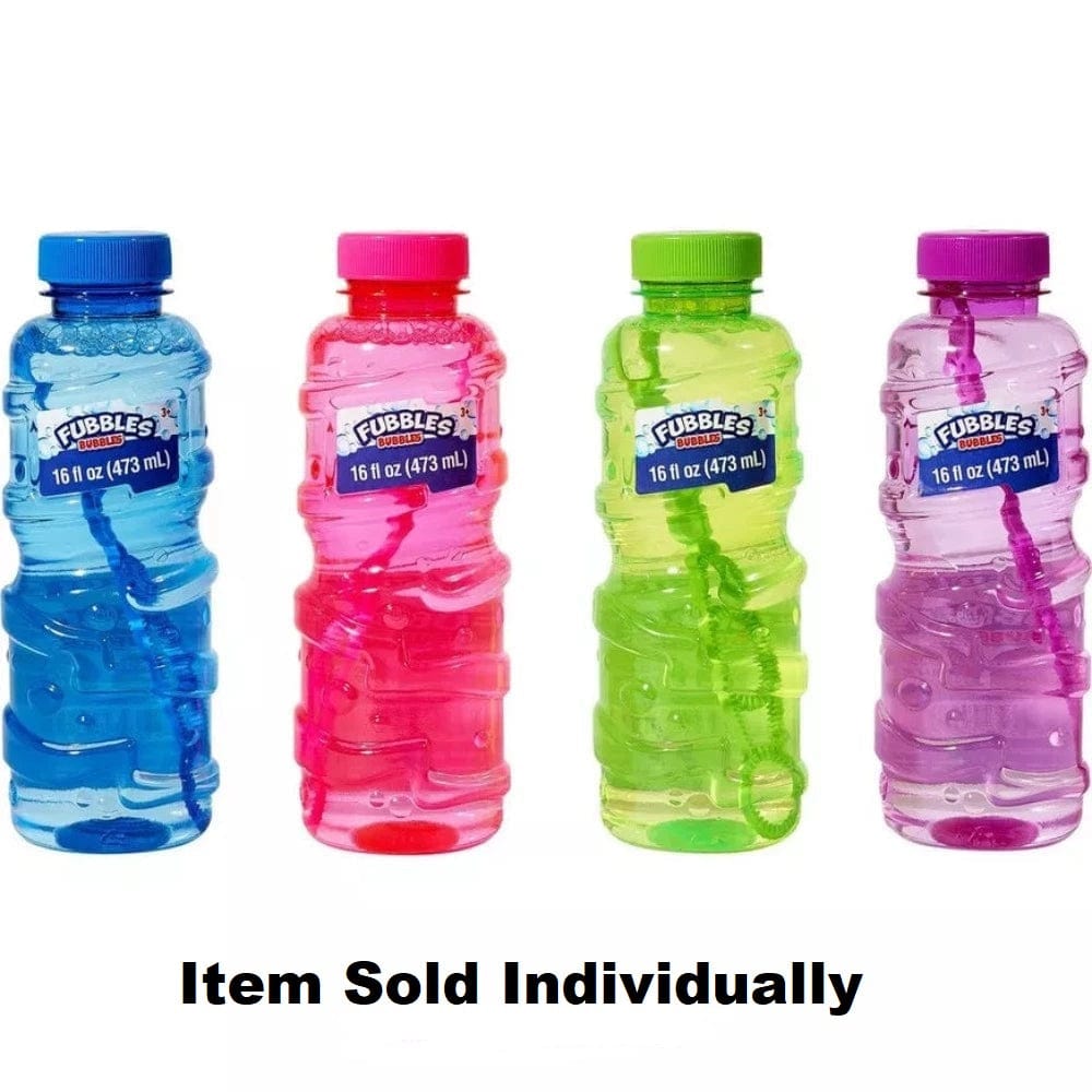 Fubbles Bubble Solution 16oz (Assorted Colors)