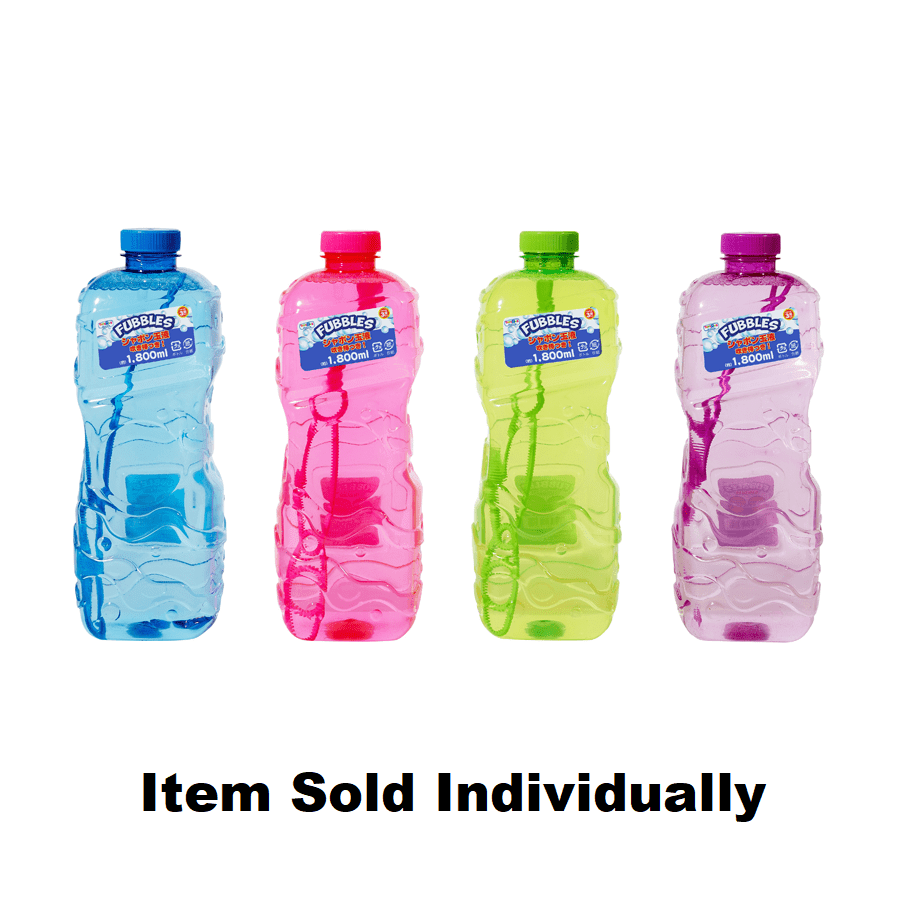 Fubbles Bubble Solution 64oz (Assorted Colors)