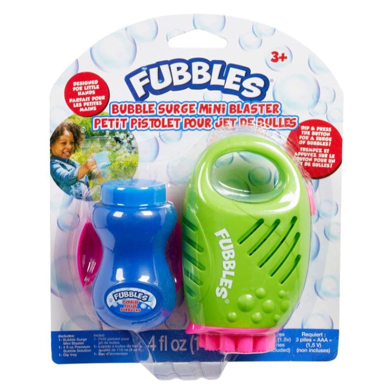 Fubbles Bubble Surge Mini Blaster (Assorted Colors)