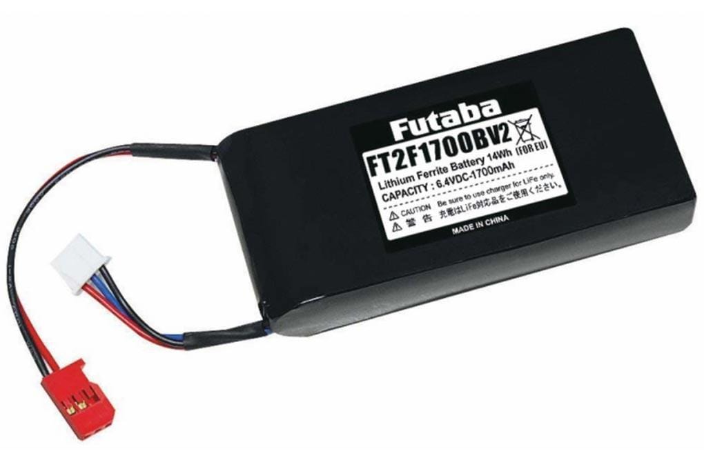 Futaba 1700mAh 2S 6.6V LiFe Battery with Futaba Connector