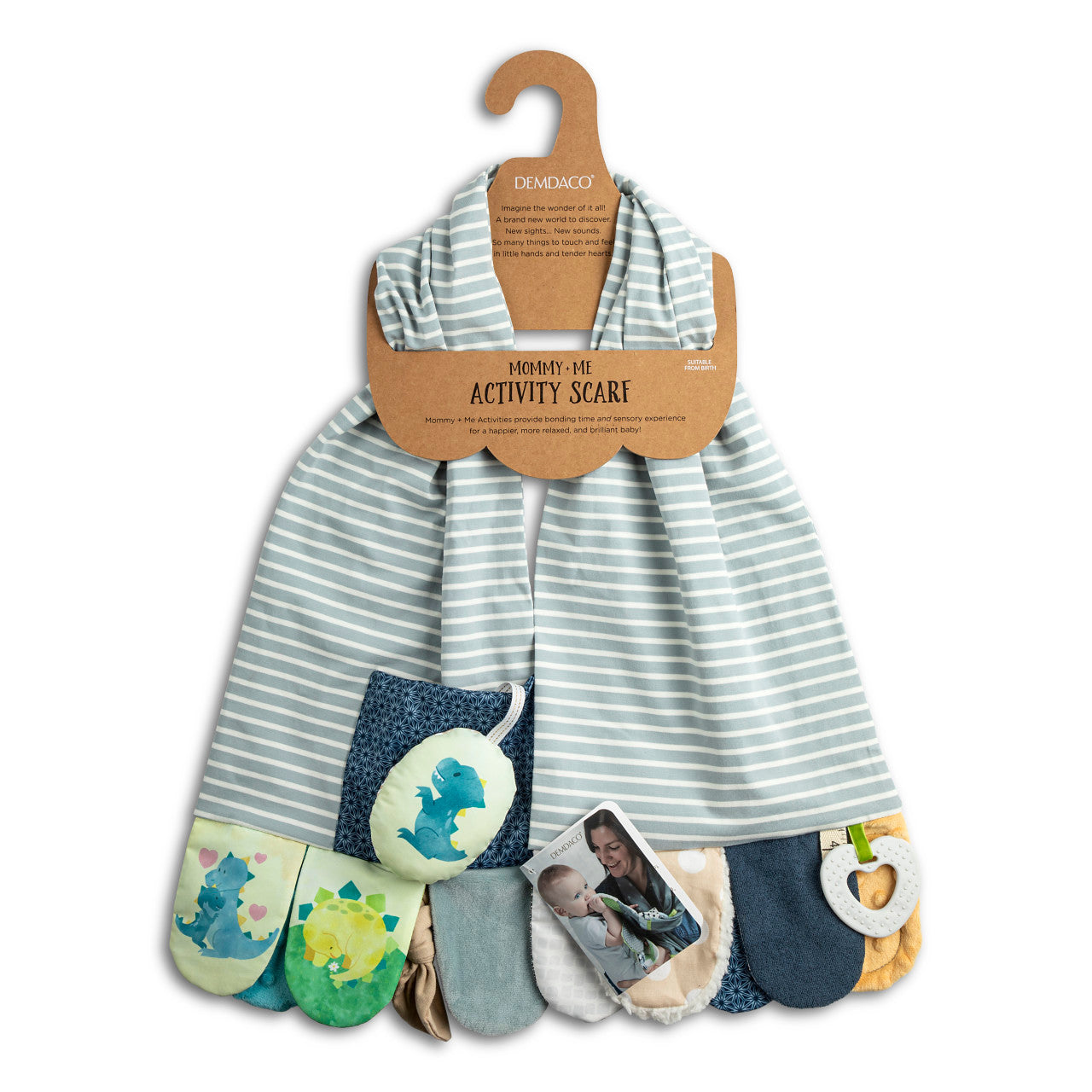 Mommy & Me Activity Scarf - Dinosaur