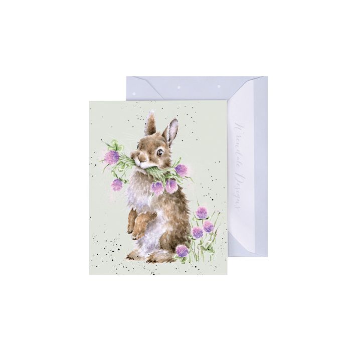 Head Clover Heels' Rabbit Gift Enclosure Card