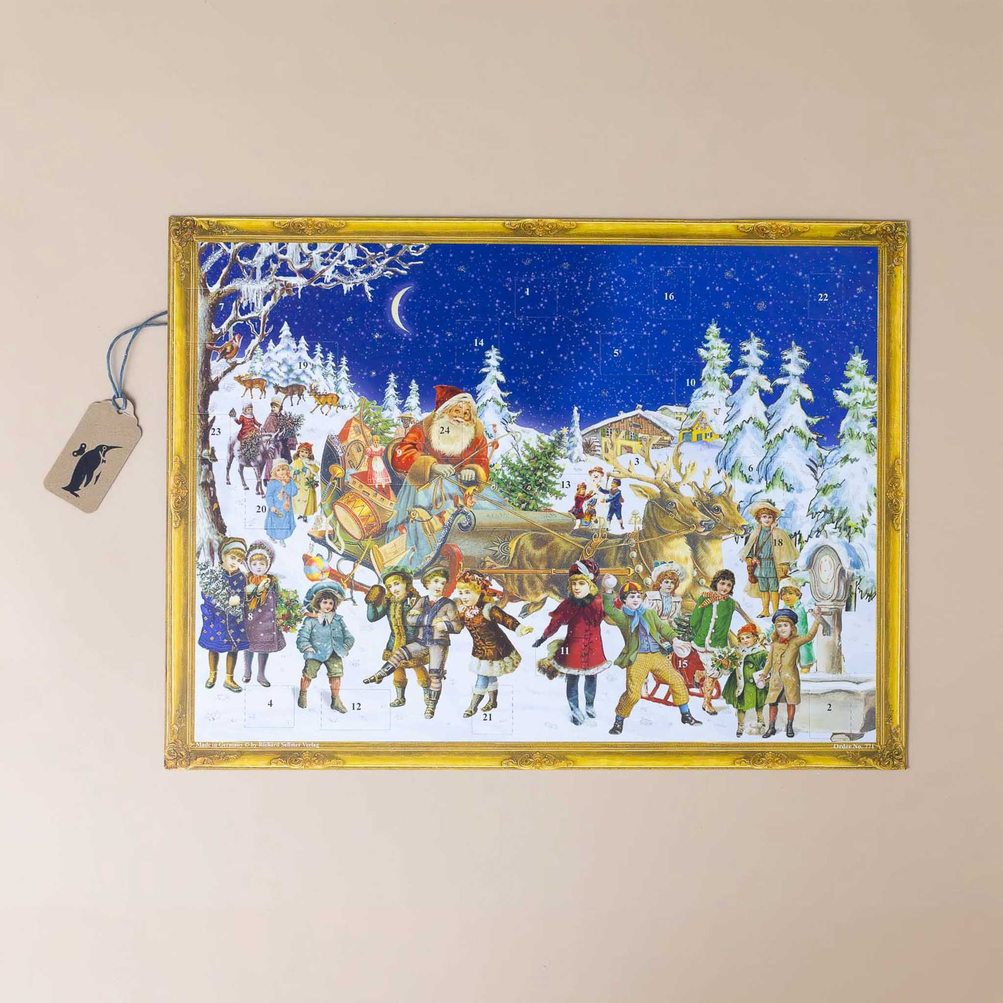 German Advent Calendar | Santas Sleigh