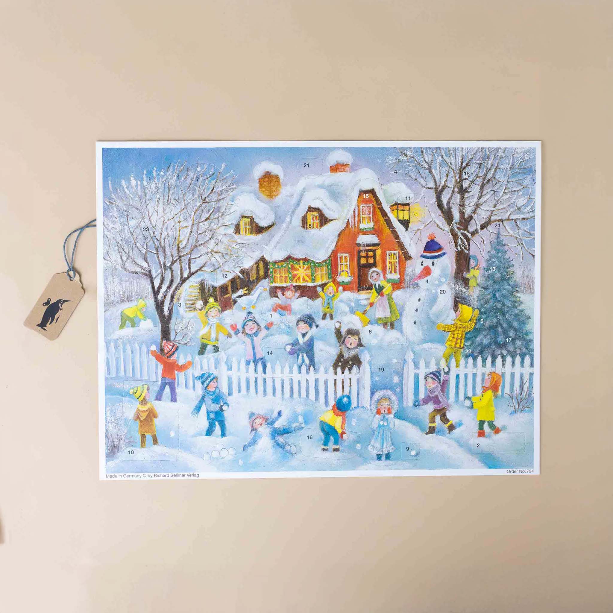 German Advent Calendar | Snowball Fight
