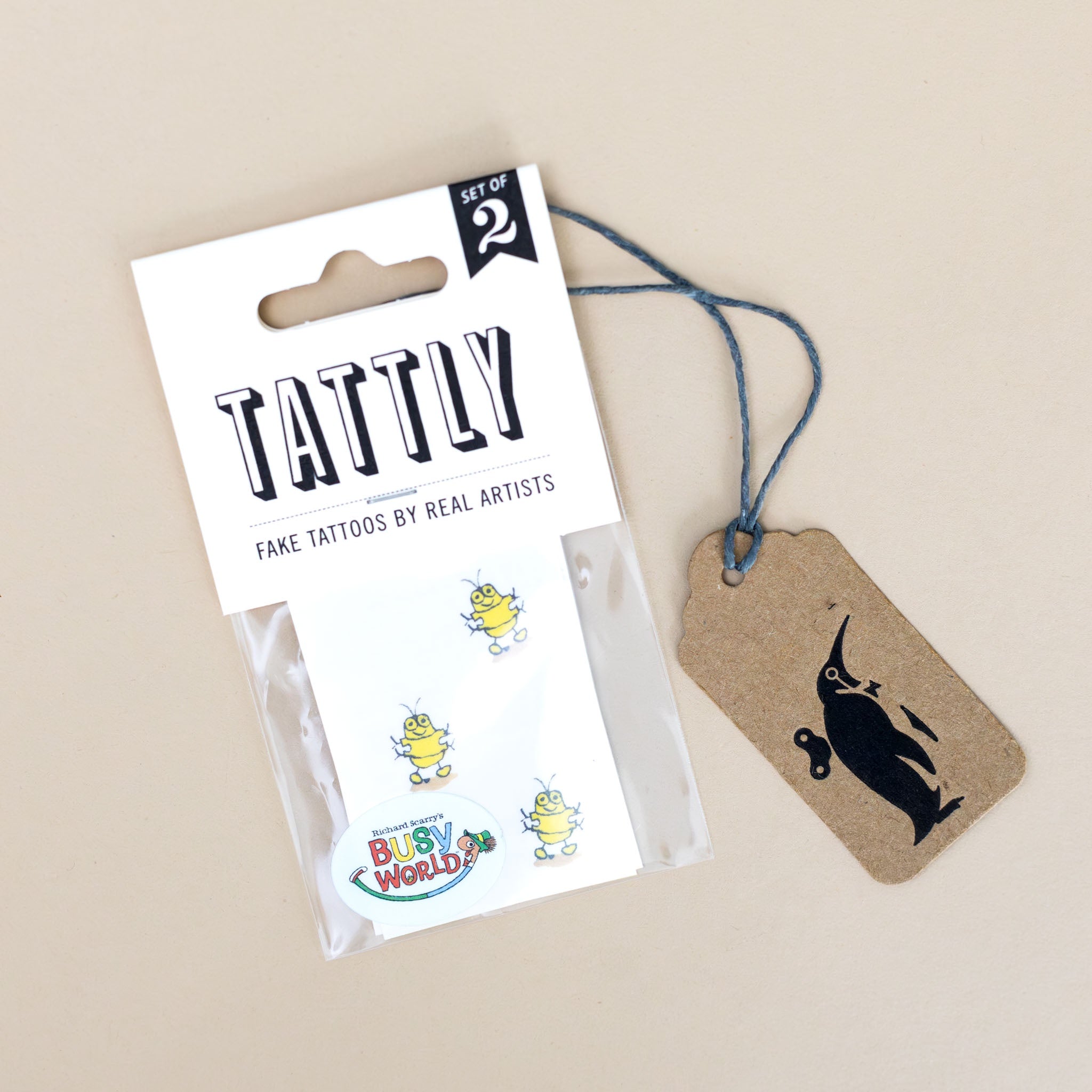 Goldbug Temporary Tattoo Pair
