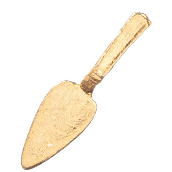 Gold Dollhouse Miniature Cake Server