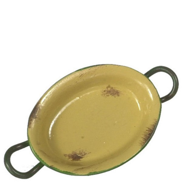 Gold Dollhouse Miniature Au Gratin Pan