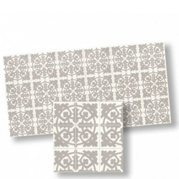 Gray Mosaic Dollhouse Floor Tile