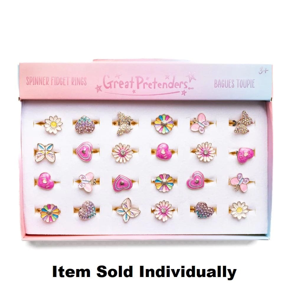 Flower Spinner Fidget Rings (Assorted Styles)