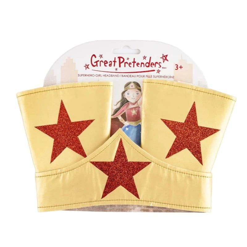 Superhero Girl Headband & Arm Cuffs