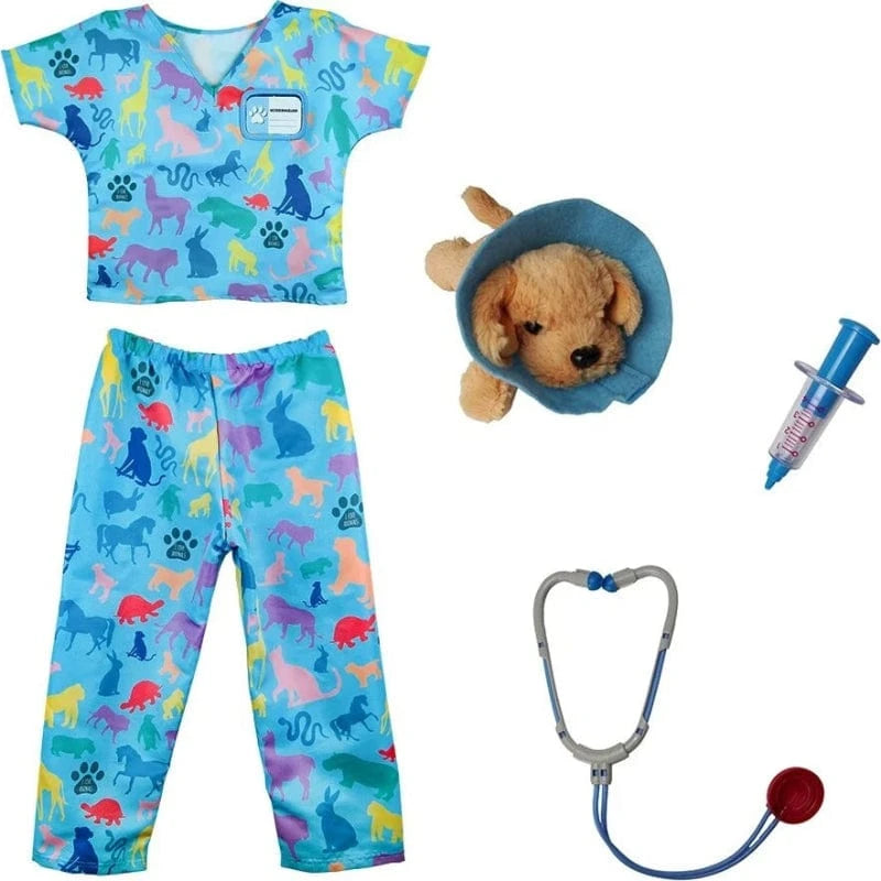 Veterinarian Scrubs with Accessories (Size 5-6 yrs)
