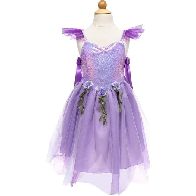 Sequins Forest Fairy Tunic - Lilac (Size 3-4 yrs)