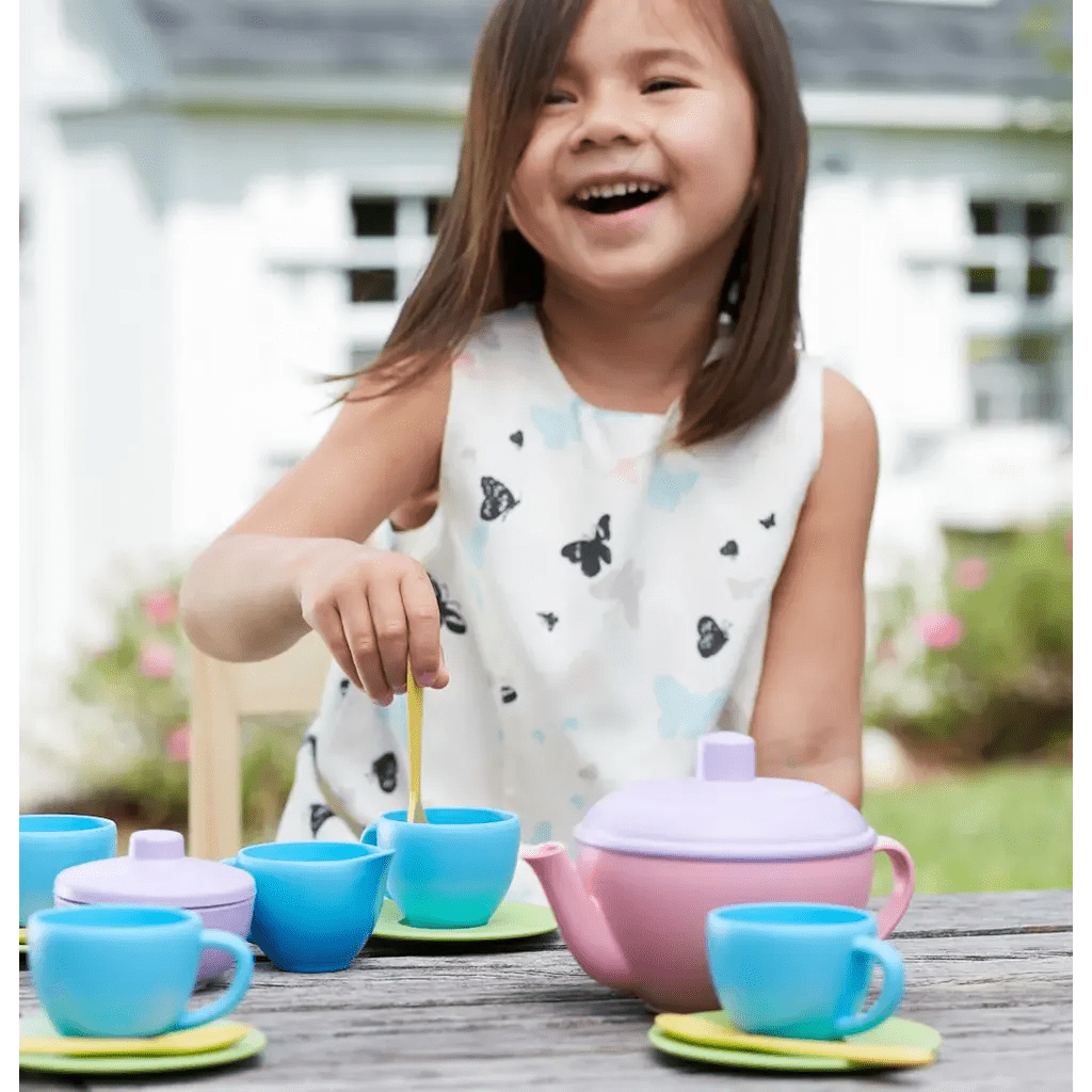Green Toys Tea Set - Pink