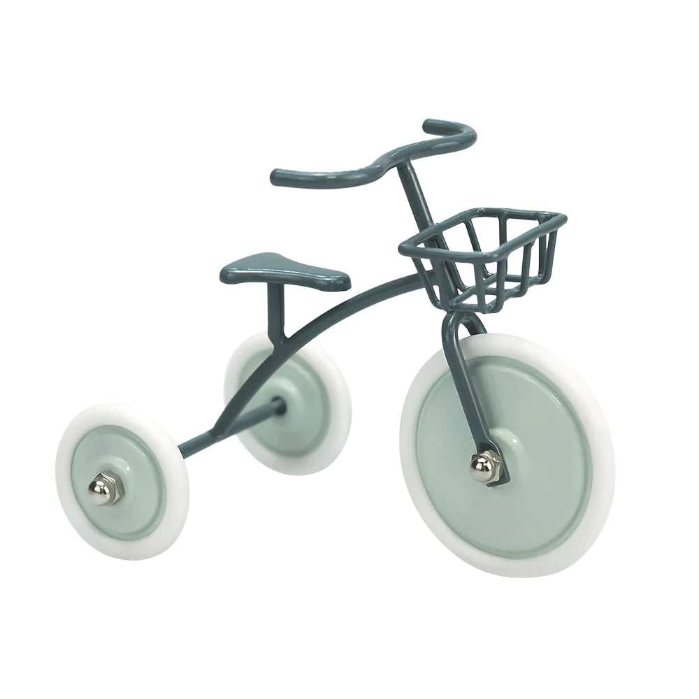 Mini Tricycle for Dollhouse- 1/12 Scale Dollhouse Miniature