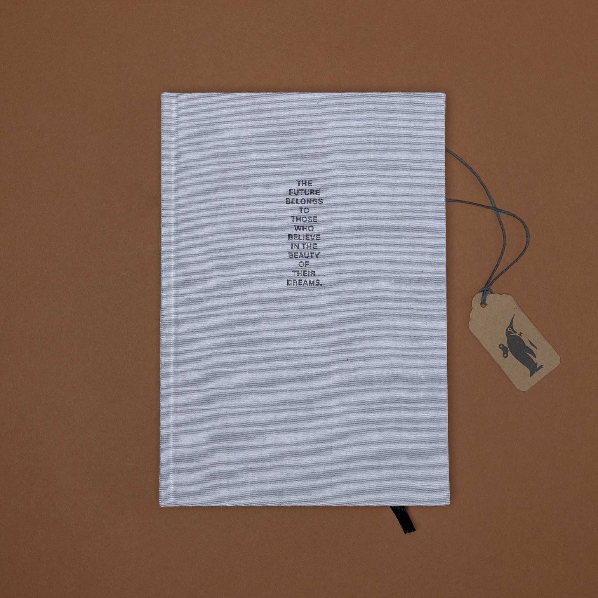 Grey Linen Notebook | Beauty of Their Dreams