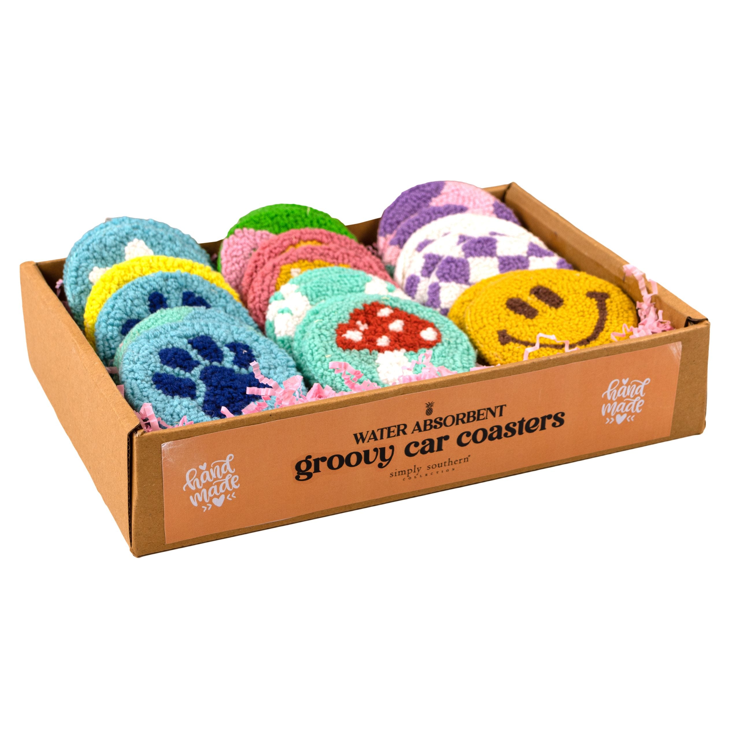 Simply Southern Groovy Car Coaster