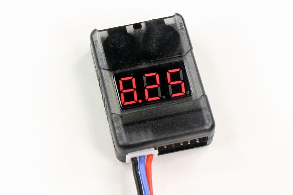 GT Power LiPo Battery Voltage Checker with Low Voltage Alarm