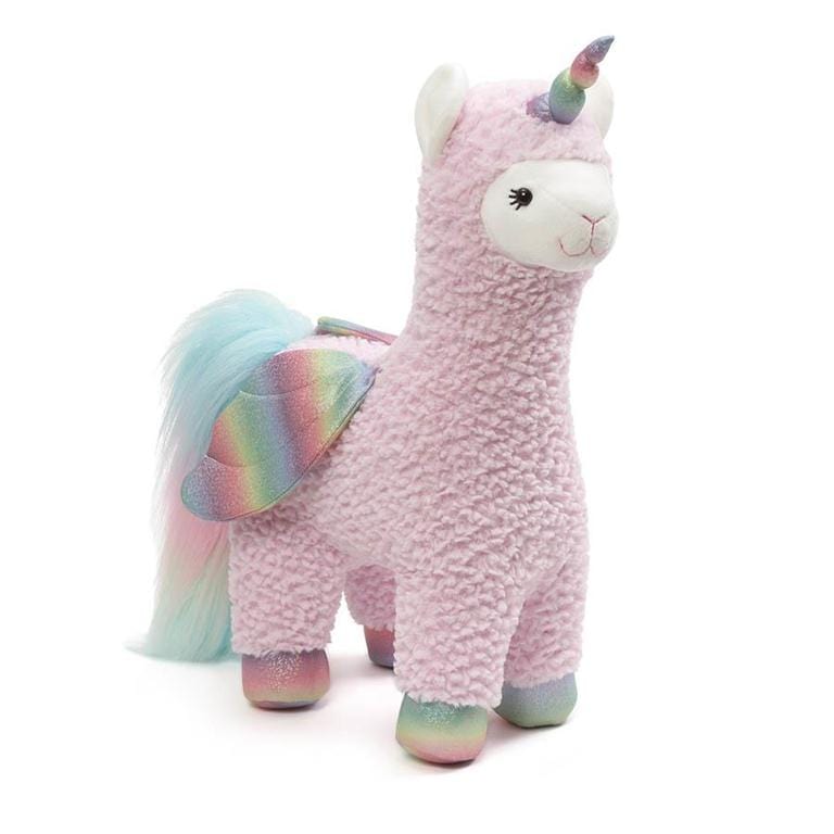 Rainbow Sparkles Llamacorn with Wings