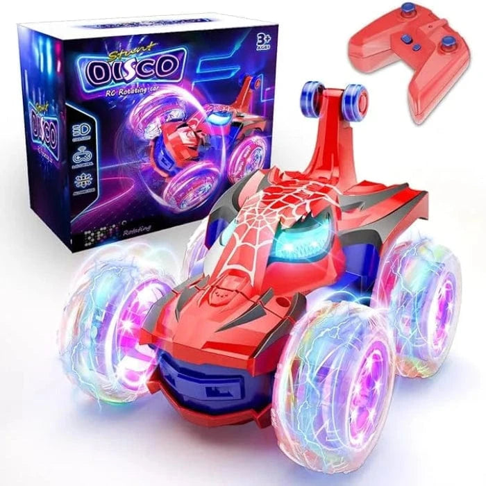 Stunt Disco RC Rotating Car - Red