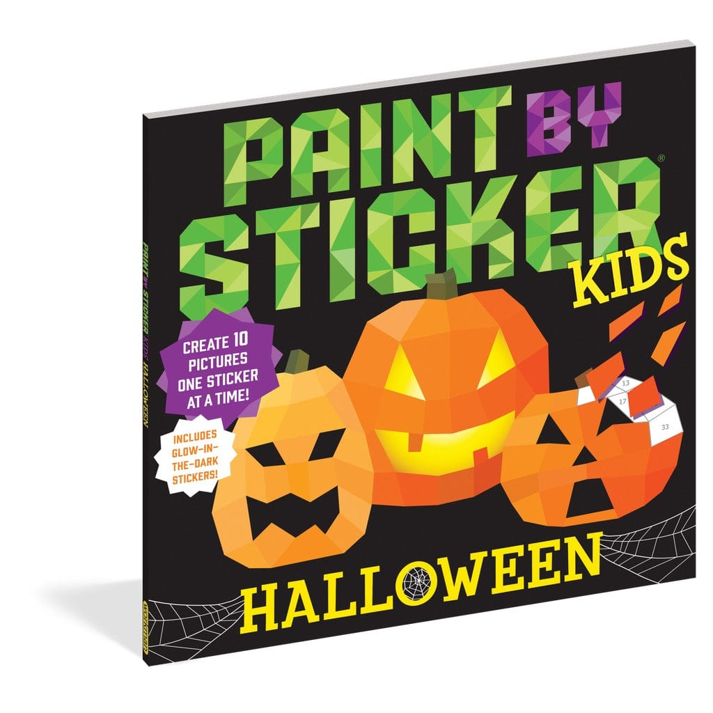 Paint by Sticker Kids: Halloween: Create 10 Pictures One Sticker at a Time! Includes Glow-in-the-Dark Stickers