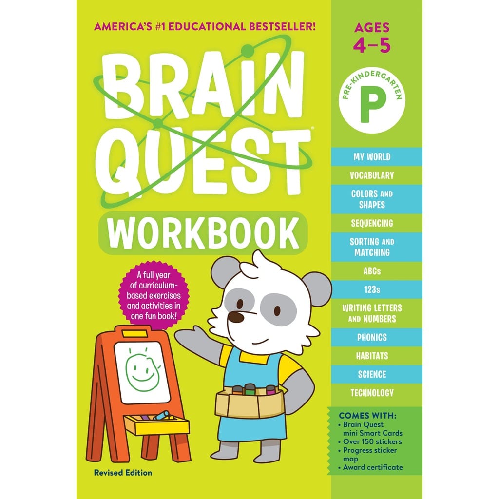 BRAIN QUEST BOOK PRE - K