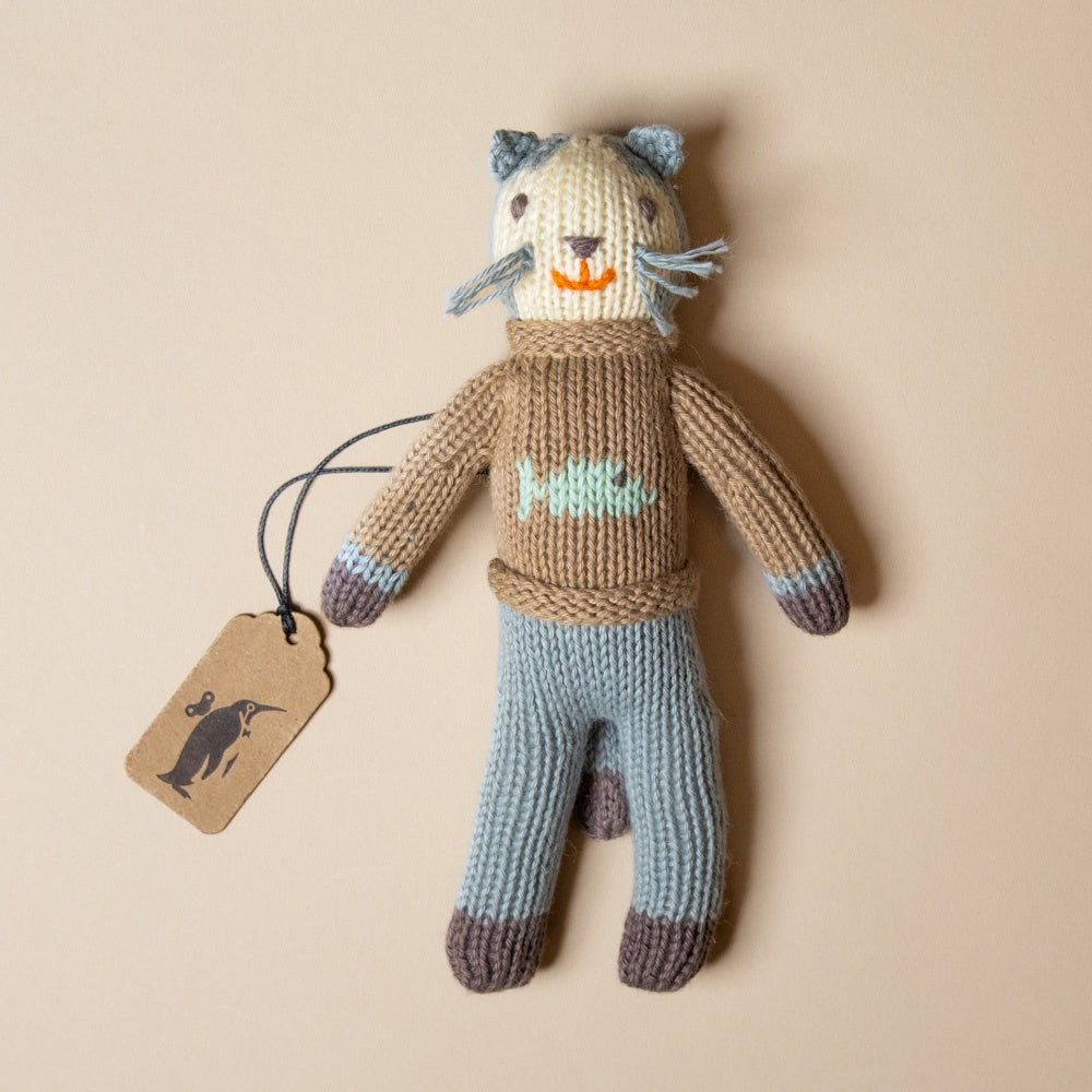Hand-Knit Rattle | Sardine Kitten