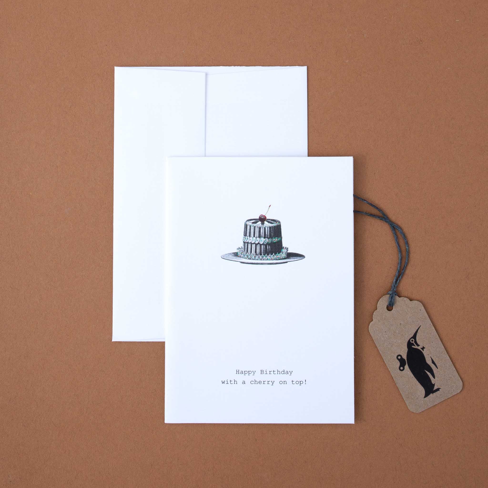 Happy Birthday Cherry Greeting Card