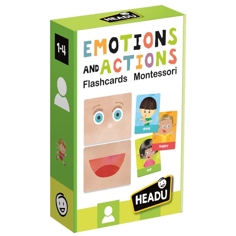 Emotions & Actions Montessori Flashcards