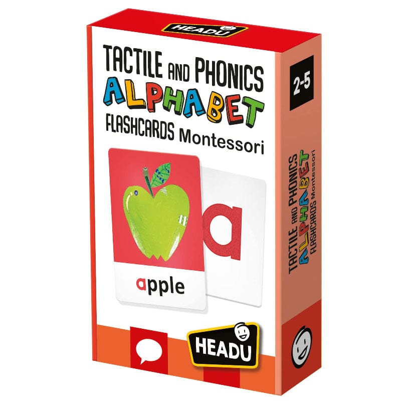 Tactile & Phonic Alphabet Montessori Flashcards