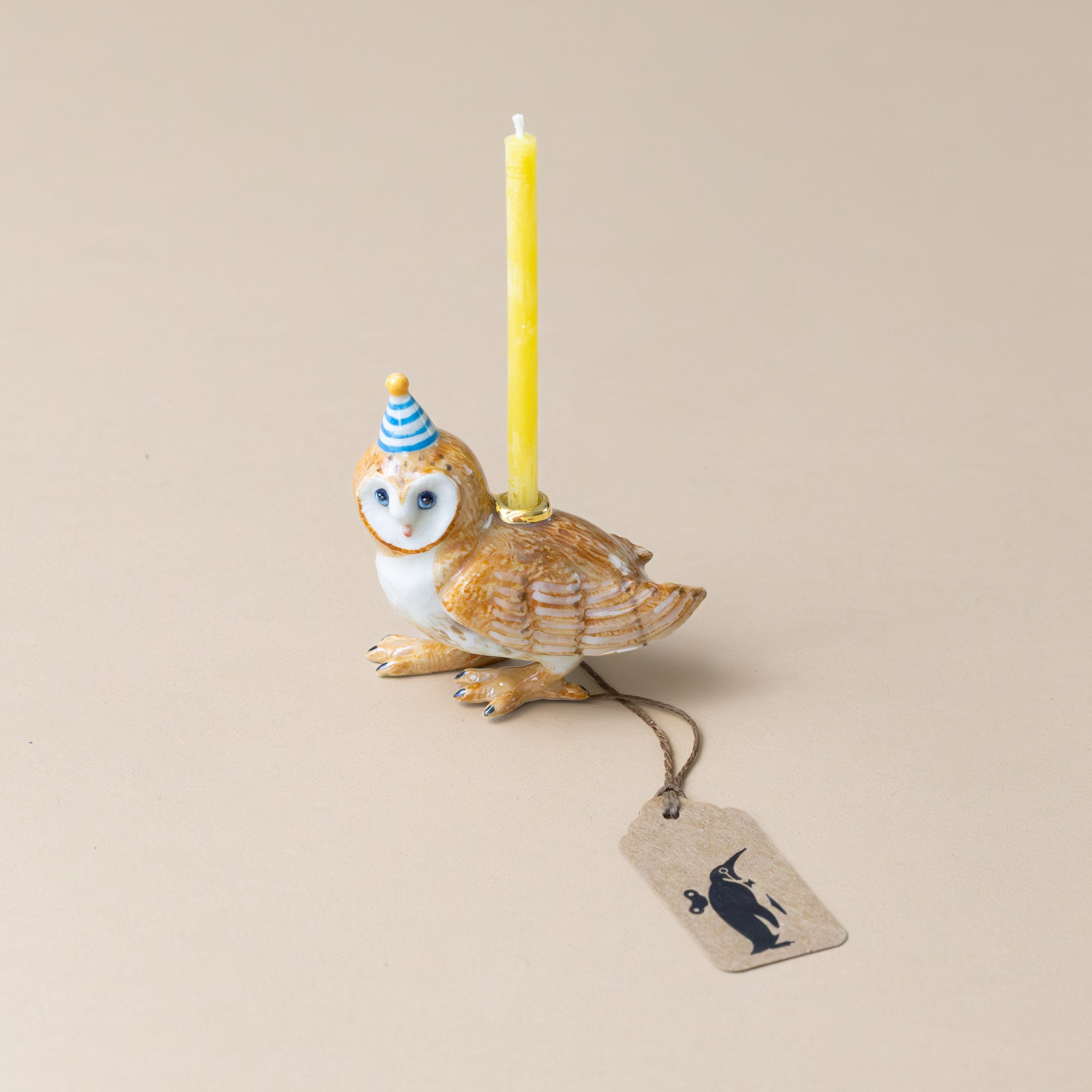 Heirloom Porcelain Cake Topper | Barn Owl