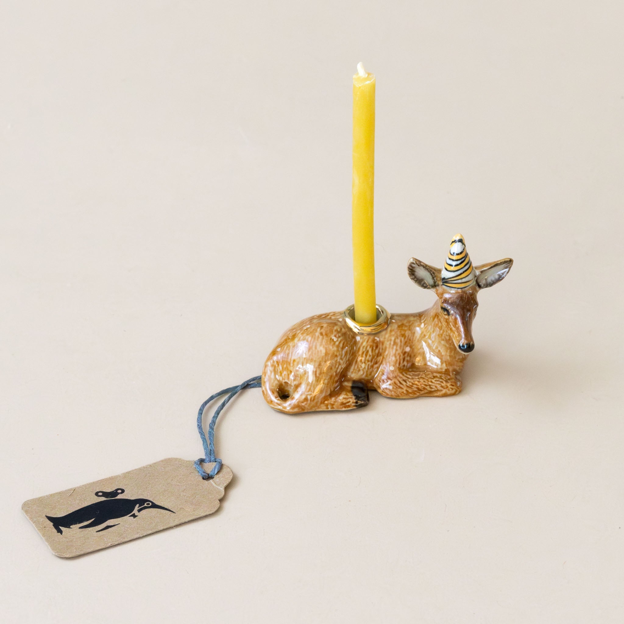 Heirloom Porcelain Cake Topper | Deer