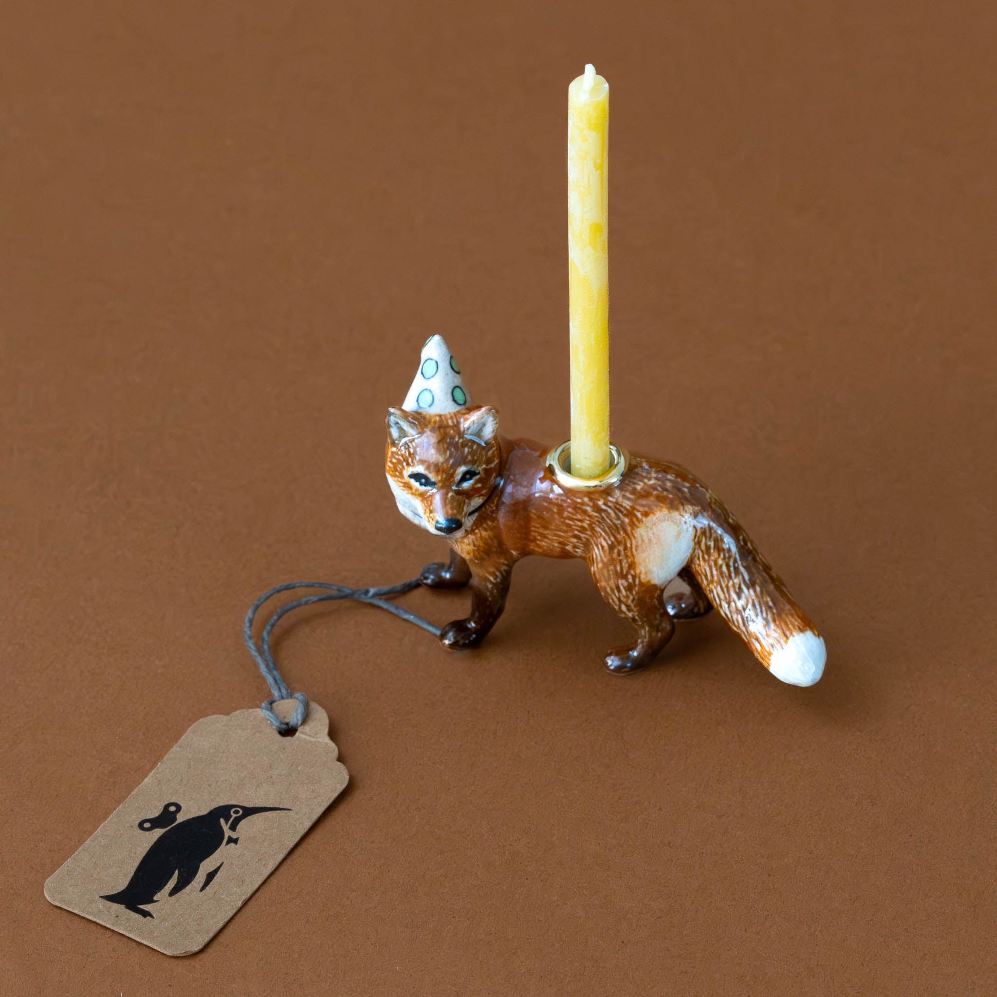 Heirloom Porcelain Cake Topper | Red Fox