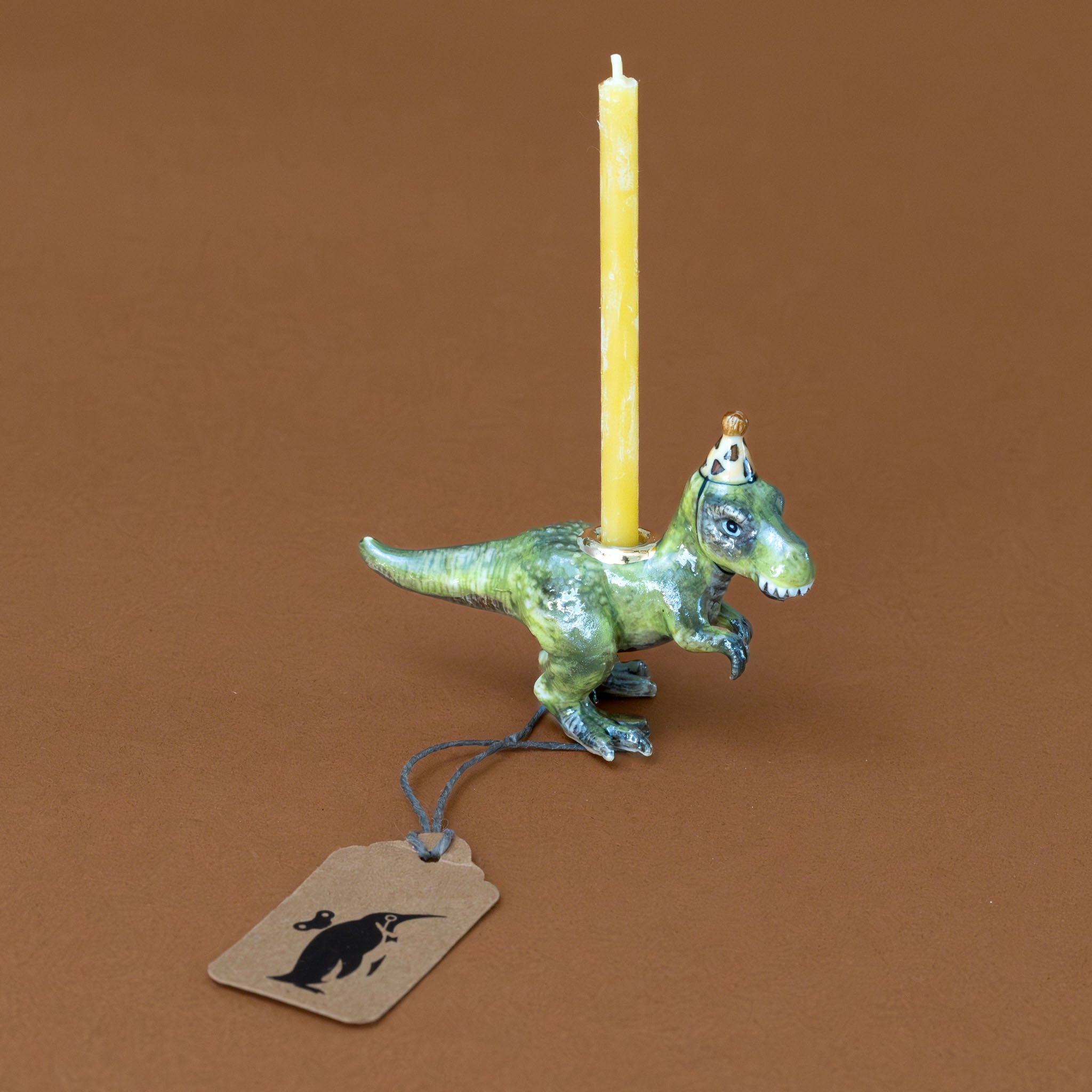Heirloom Porcelain Cake Topper | T-Rex Dinosaur