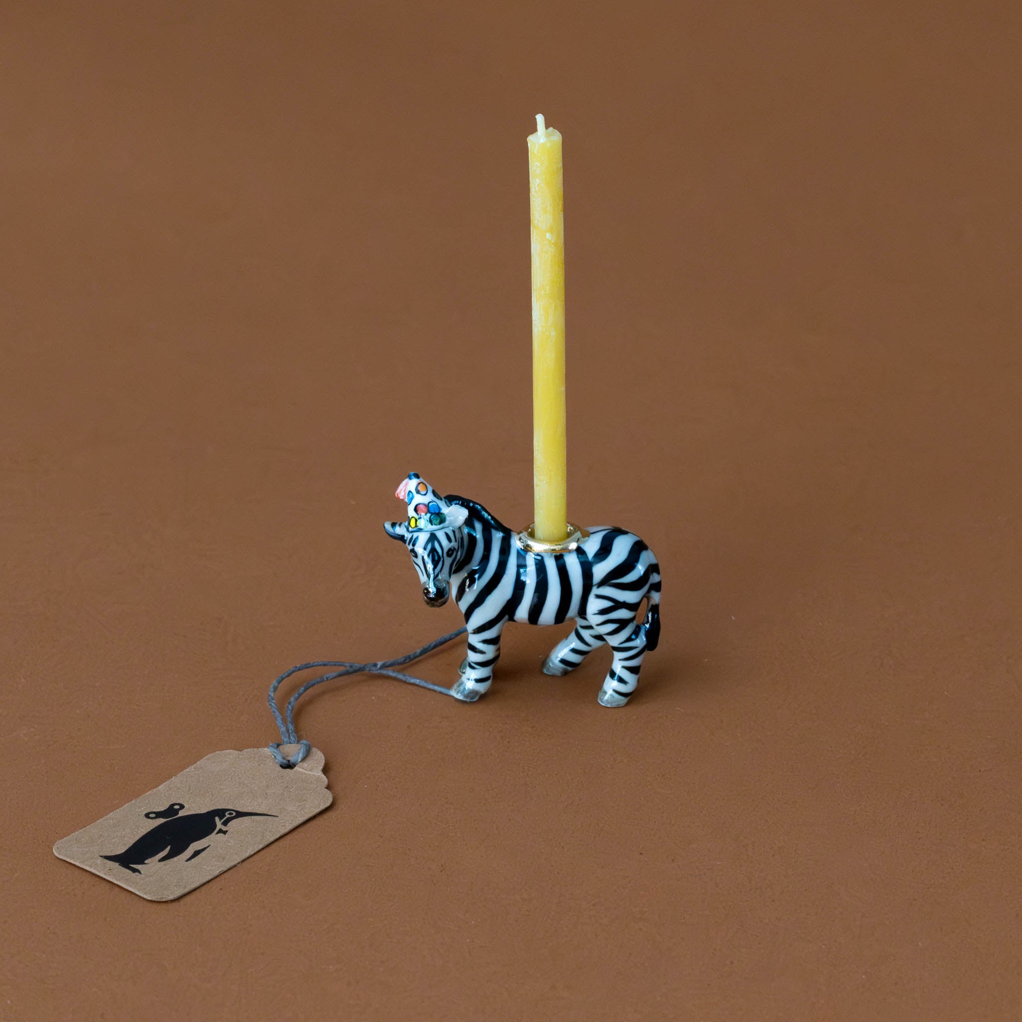 Heirloom Porcelain Cake Topper | Zebra