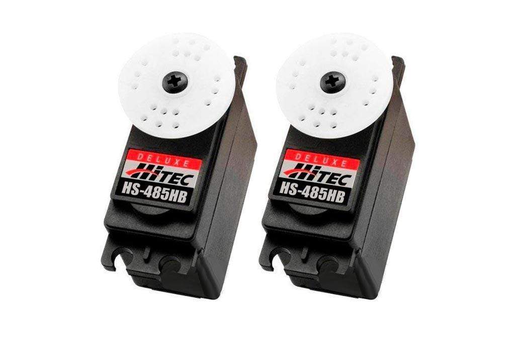 Hitec HS-485HB Deluxe Ball Bearing Karbonite Gear Standard Servo Airplane Multi-Pack (2 Servos)