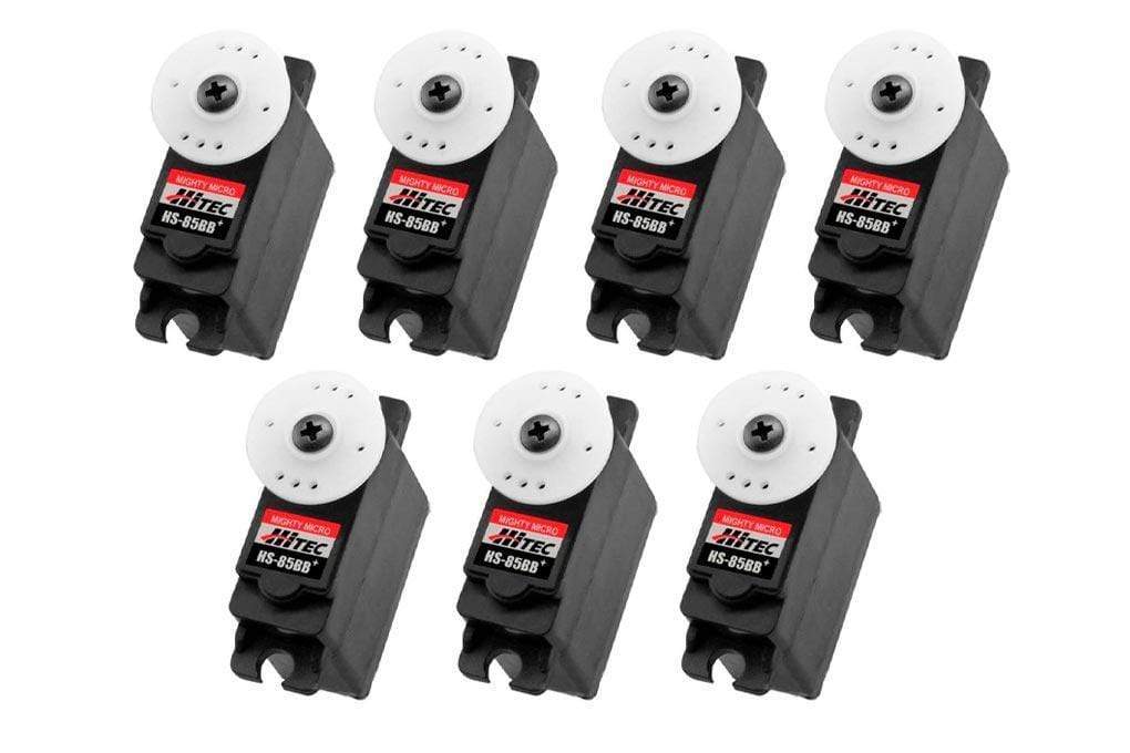 Hitec HS-85BB High Torque Micro Servo Airplane Multi-Pack (7 Servos)