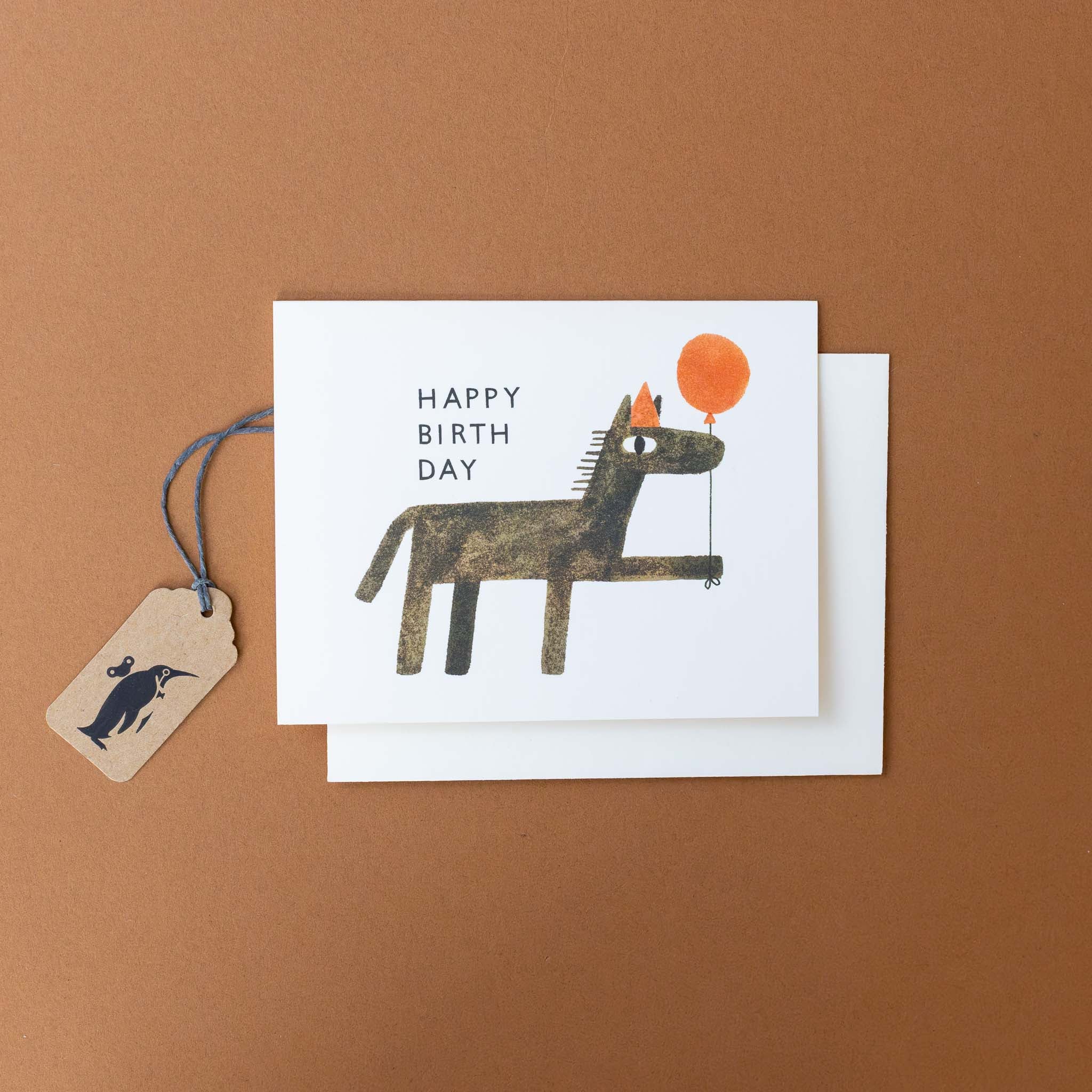 Horsey Birthday Greeting Card