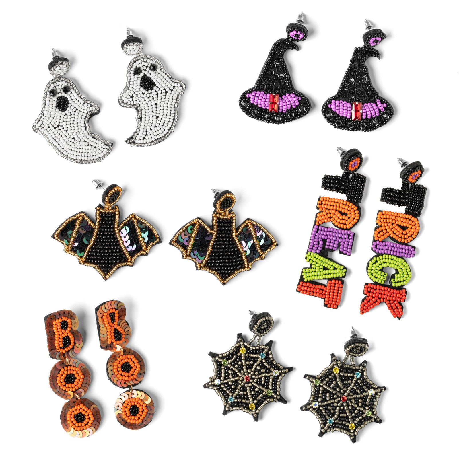 Soul Stacks® Spooky Season Beaded Earrings