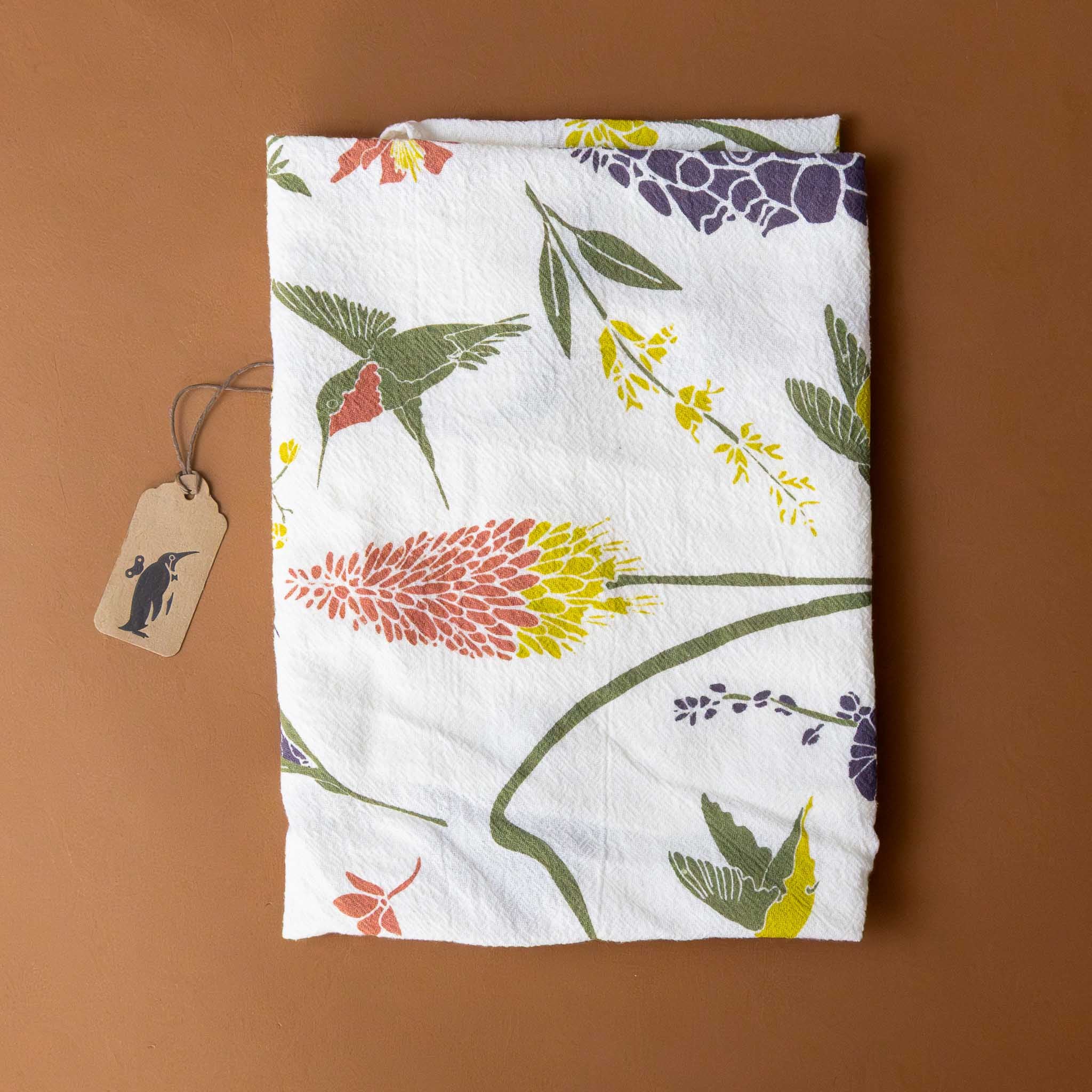 Hummingbird Garden Kitchen Towel