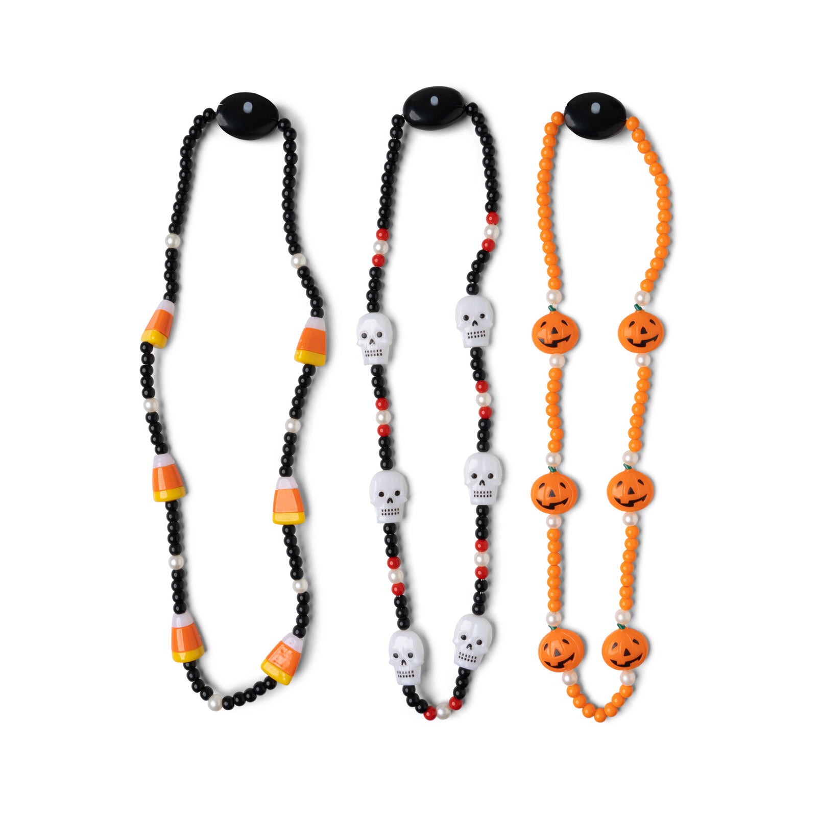 Spooky LITES!™ Light-Up Beaded Halloween Necklace