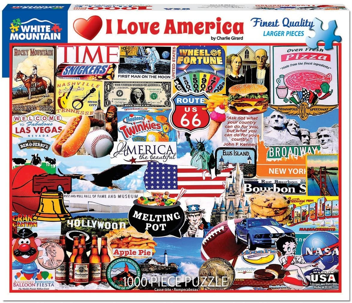 I Love America Puzzle